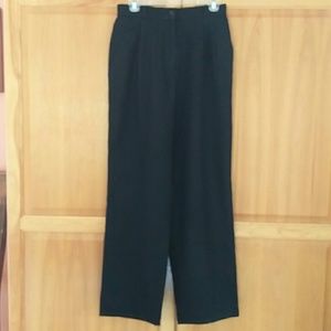 Black fully lined wool slacks